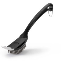 Щетка для чистки стальная с пластиковой ручкой Napoleon