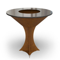 Дровяной гриль-мангал AHOS OLYMPIC 1000, ржавый