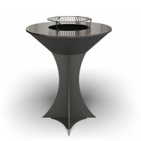 Дровяной гриль-мангал AHOS OLYMPIC 750, черный