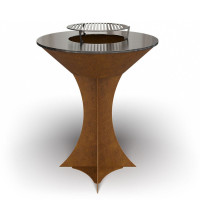 Дровяной гриль-мангал AHOS OLYMPIC 750, ржавый