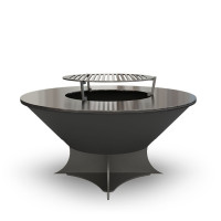 Дровяной гриль-мангал AHOS OLYMPIC 750 LOW, черный