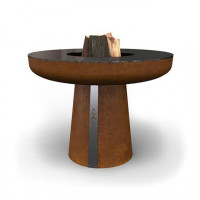 Гриль-очаг на дровах AHOS BIG SPHERE, ржавый