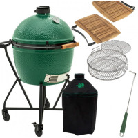 Комплект керамический гриль Big Green Egg XLARGE с чехлом и решеткой