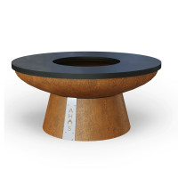 Гриль мангал Ahos Sphere Low, коричневый