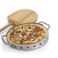 Набор для пиццы (камень, лопата, форма ручками) Broil King