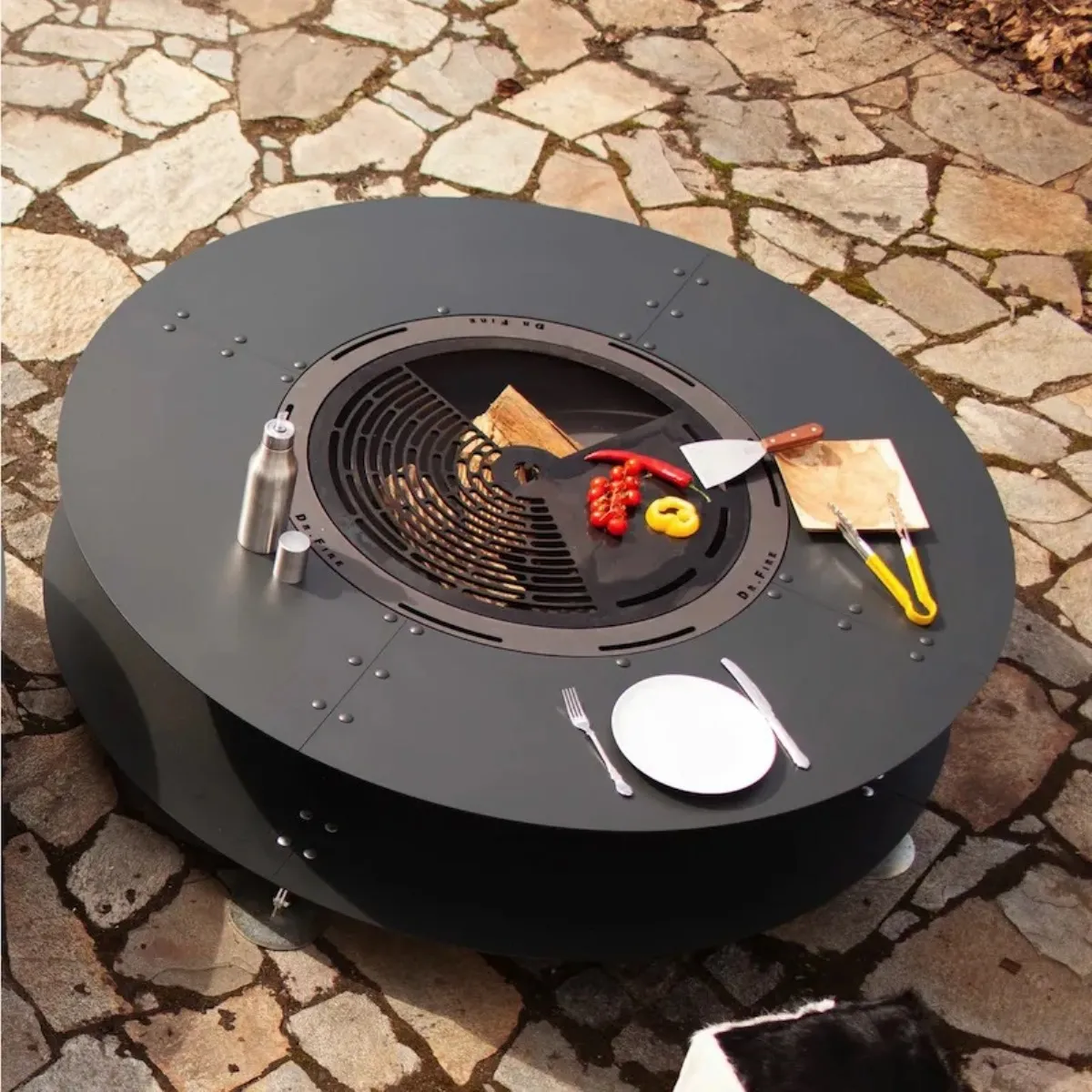 Cадовый очаг-гриль мангал Dr. Fire Comfort Techno