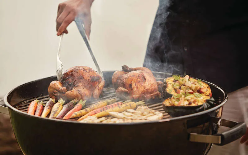 Обзор угольного гриля Napoleon. Базовый гриль на углях.