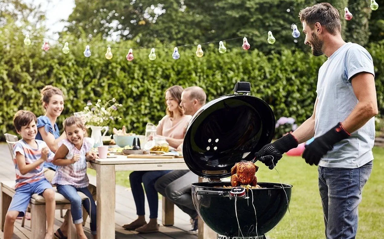 Готовим на угольном гриле Weber