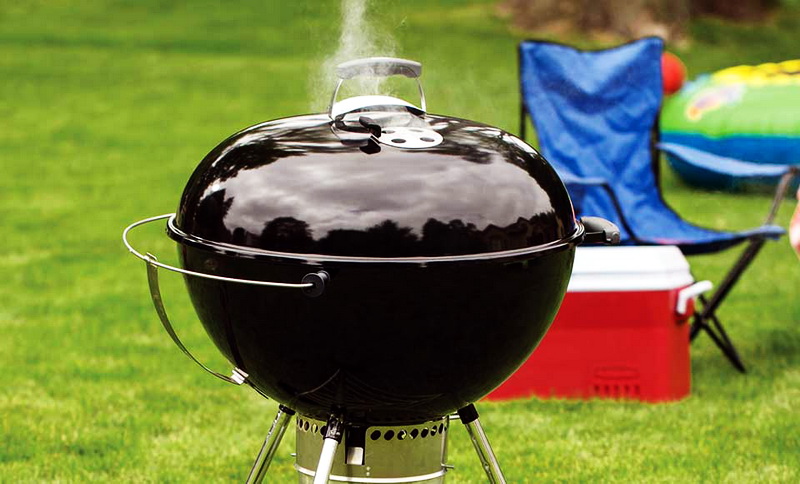 Как готовить на угольном гриле с закрытой крышкой