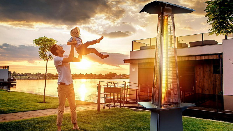 Уличный газовый обогреватель: особенности и разновидности