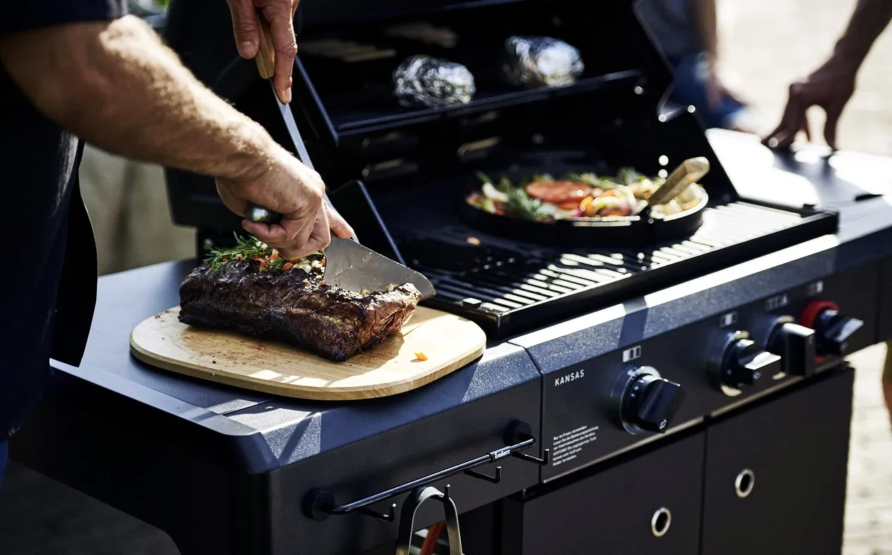 Встраиваемые грили: керамические, угольные, газовые