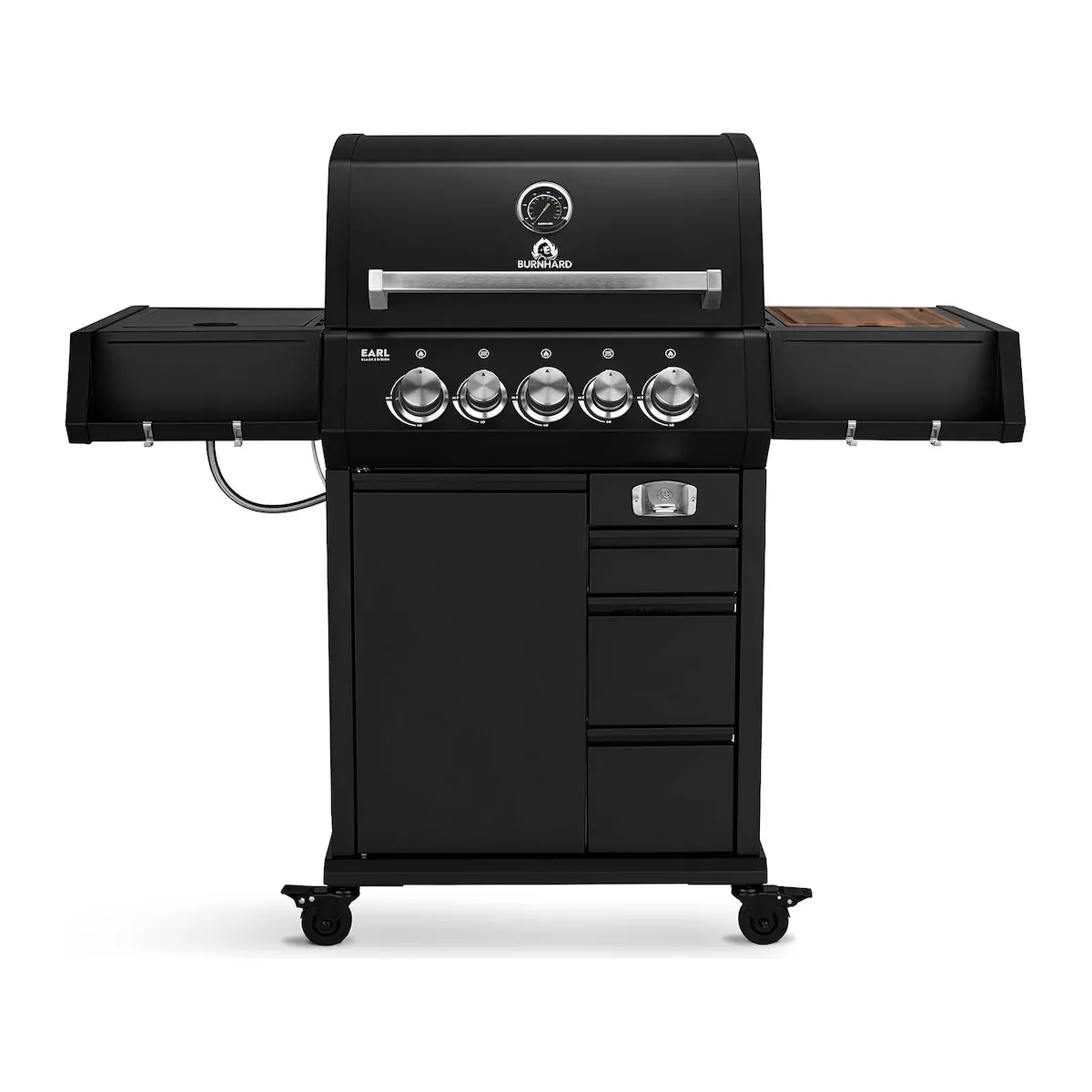 Газовый гриль Burnhard EARL 3B Black Edition Stainless