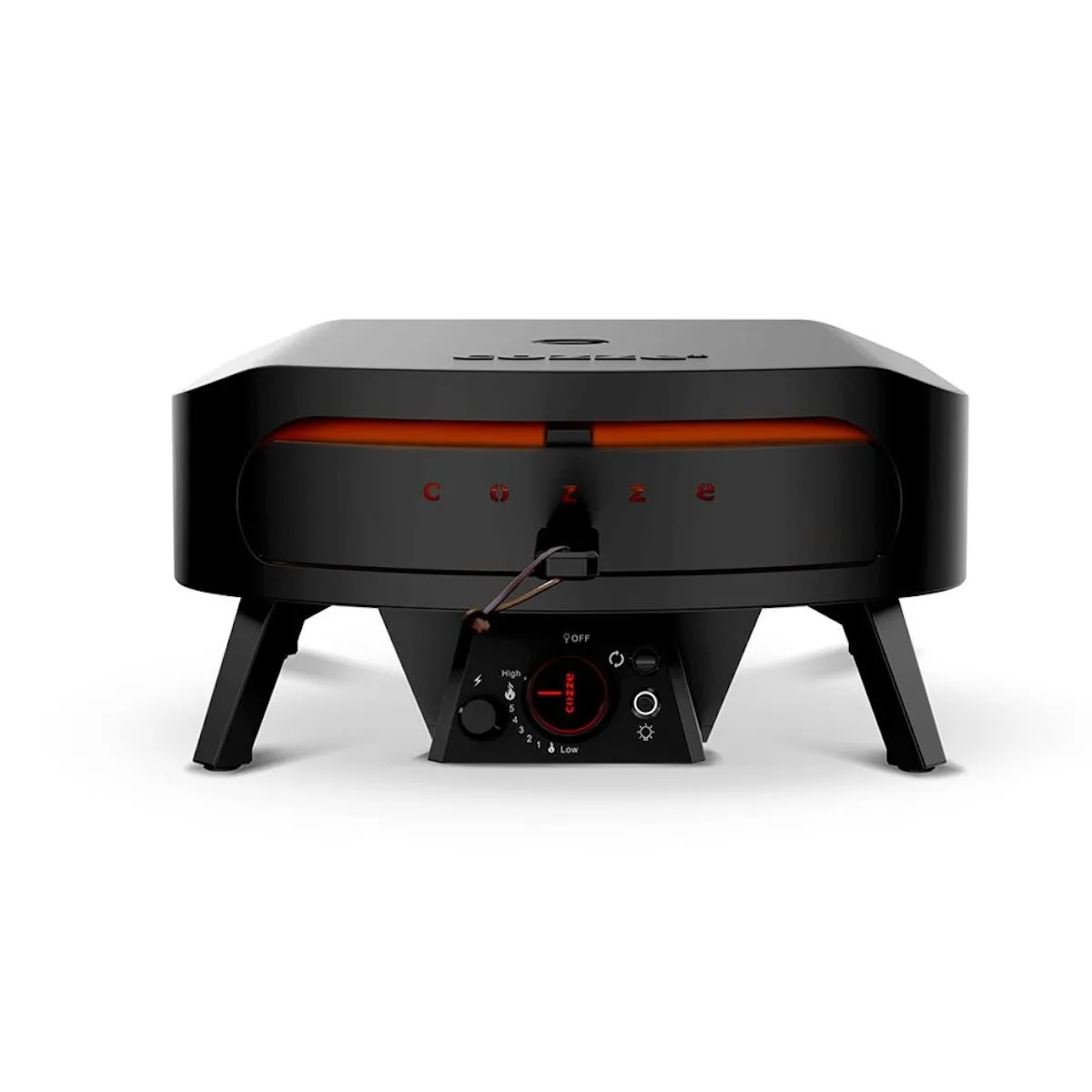 Мультифункціональна газова піч для піци COZZE 17" CLASSIC ROTATE, BLACK EDITION