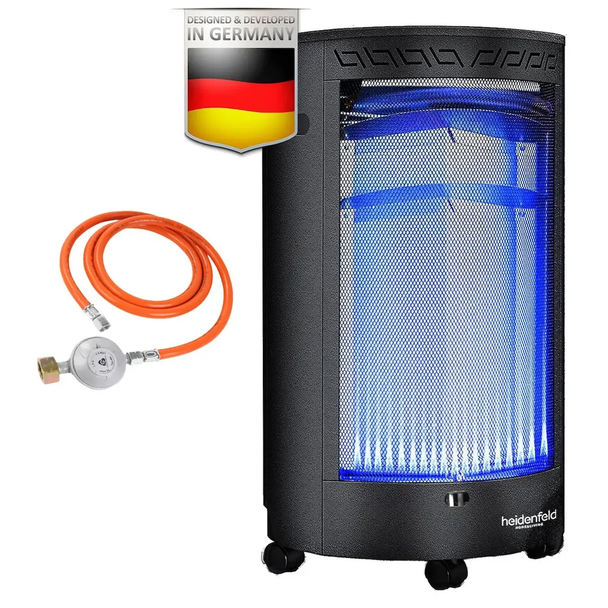 Підлоговий газовий обігрівач Heidenfeld Blueflame GH110