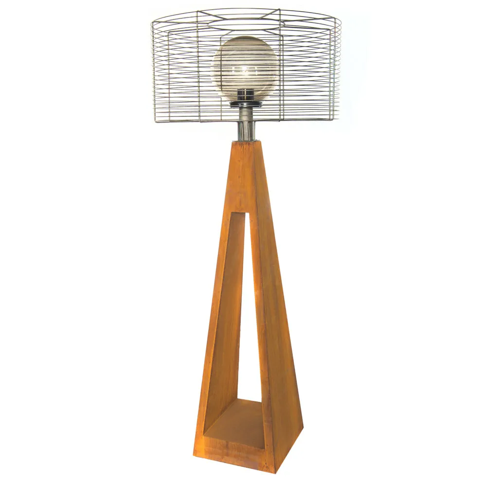 Уличный светильник Quan Quadro Outdoor, 190 см, коричневый