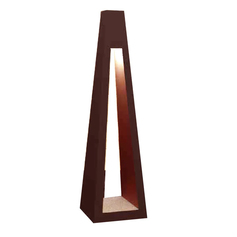Уличный светильник Quan Bollard Large, 110 см, коричневый