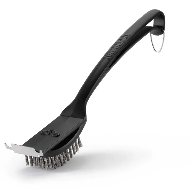 Щетка для чистки стальная с пластиковой ручкой Napoleon