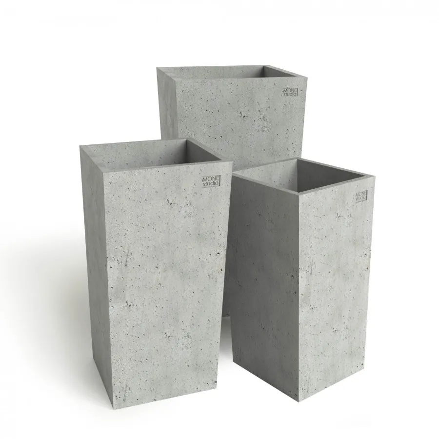 Уличный бетонный вазон Mone Boston, средний