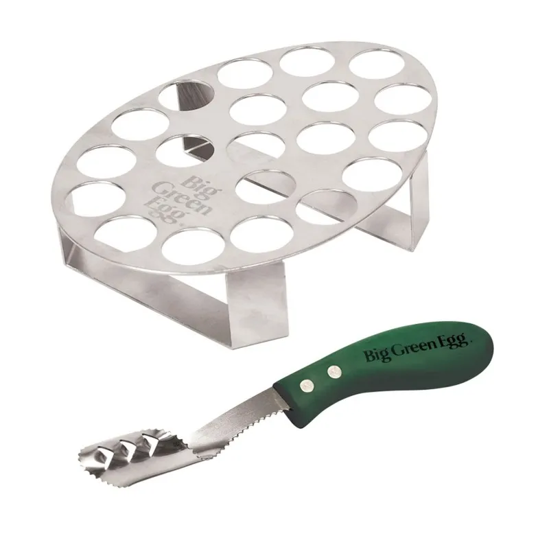 Подставка для 20 фаршированных перчиков с ножом Big Green Egg
