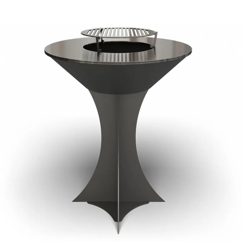 Дров'яний гриль-мангал AHOS OLYMPIC 750, чорний