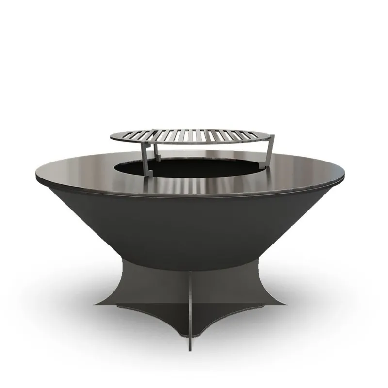 Дров'яний гриль-мангал AHOS OLYMPIC 750 LOW, чорний