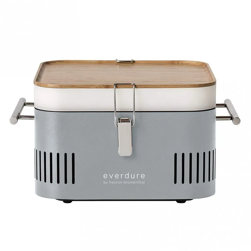 Портативный угольный гриль Everdure Cube, серый