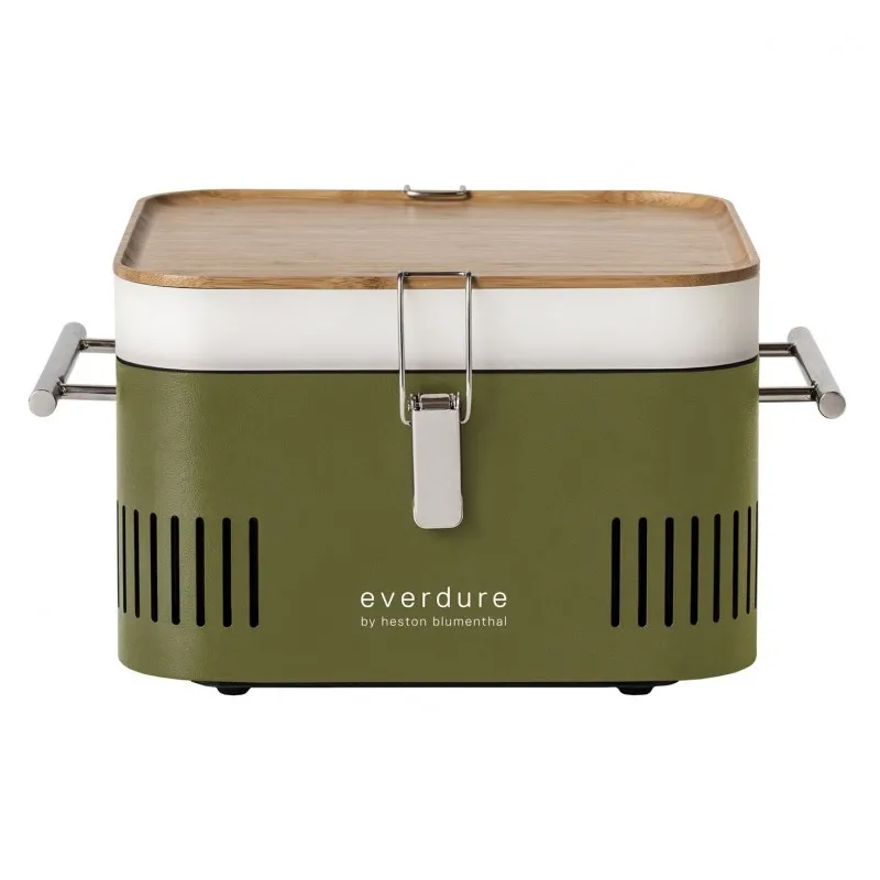 Портативный угольный гриль Everdure Cube, хаки