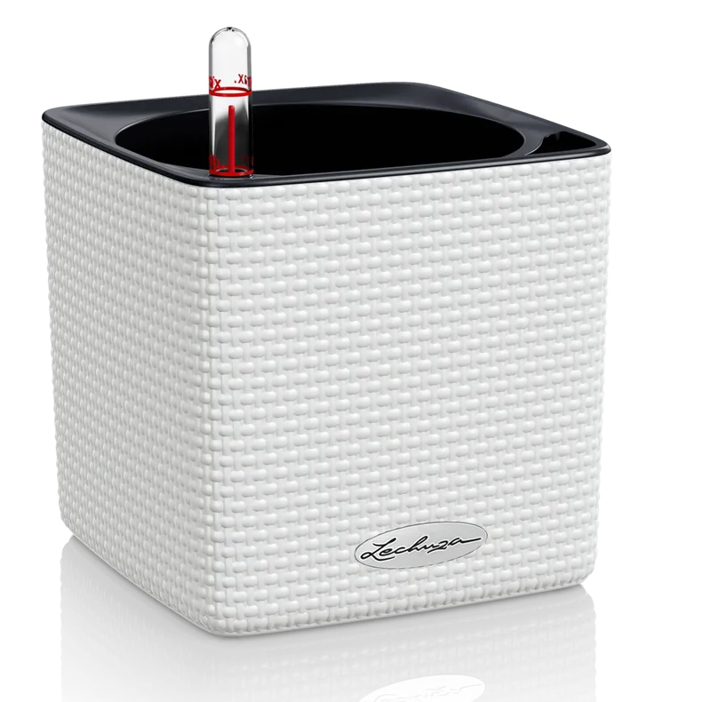 Вазон Lechuza 13380 CUBE Color 14 Белый