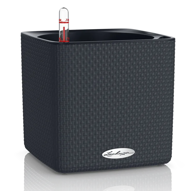 Вазон Lechuza 13584 CUBE Color 16 Cерый