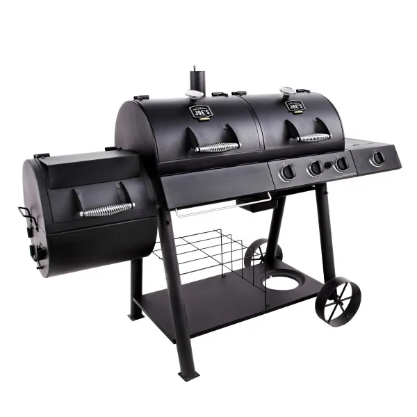 Гриль-коптильня комбинированная Oklahoma Joe’s Longhorn Combo Charcoal/Gas Smoker & Grill