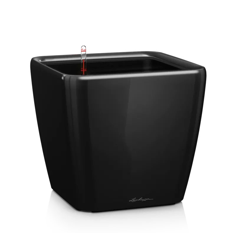 Вазон Lechuza 16129 Quadro Premium LS 21 Черный