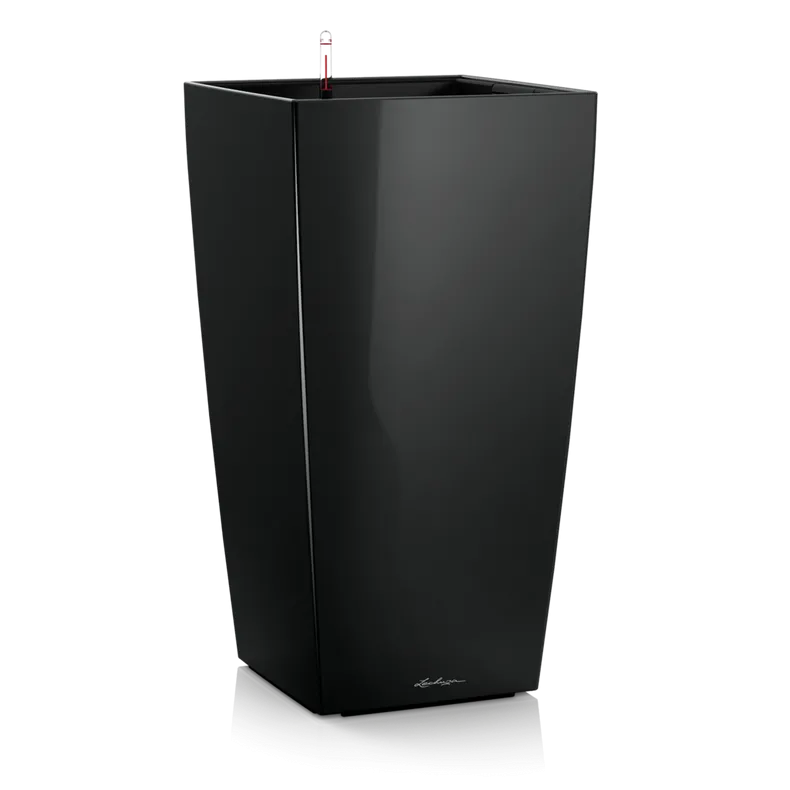 Вазон в наборе Lechuza 18469 CUBICO Premium 22 Черный