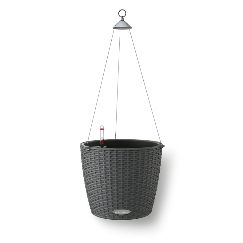 Вазон Lechuza 15193 Cottage NIDO 27 Антрацит