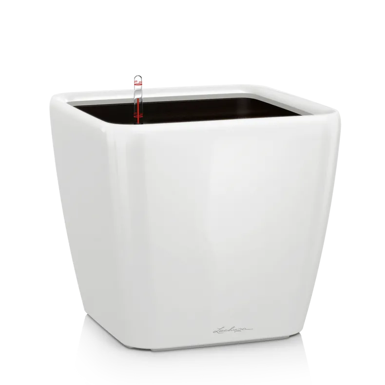 Вазон Lechuza 16140 Quadro Premium LS 28 Белый