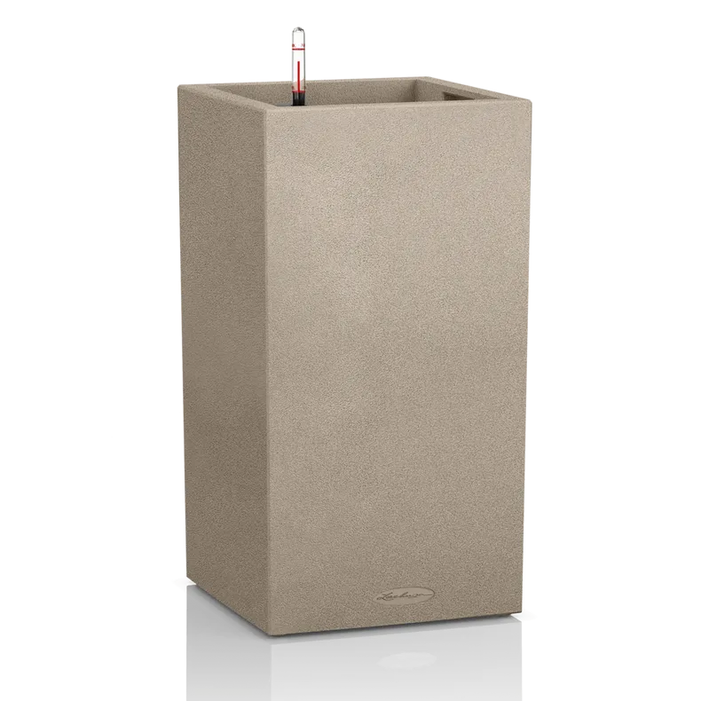 Вазон Lechuza 13601 Canto Stone High 30 светло-бежевый