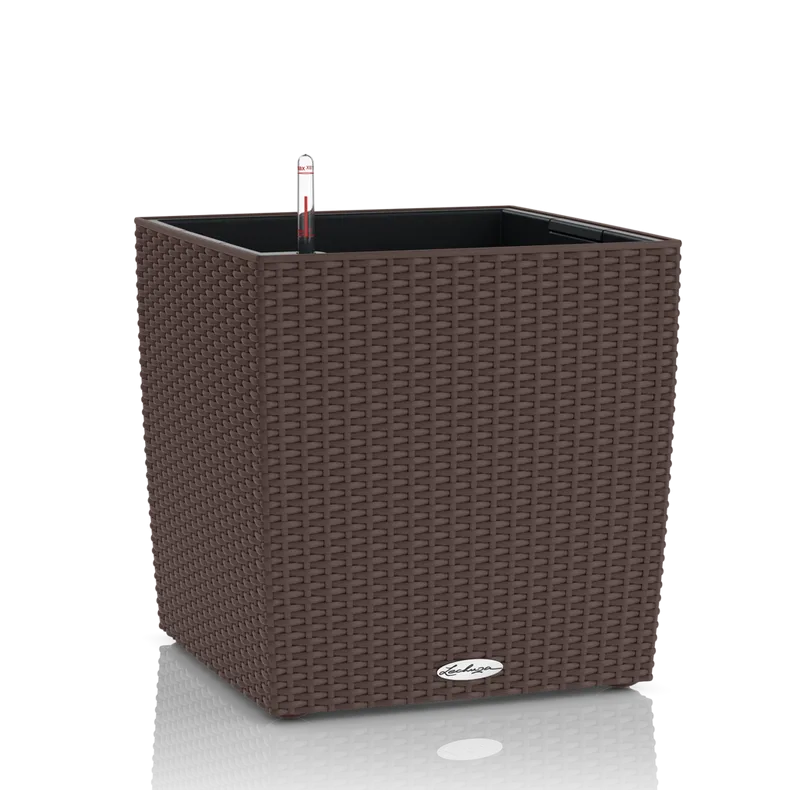 Вазон Lechuza 15375 Cottage CUBE 30 Мокко