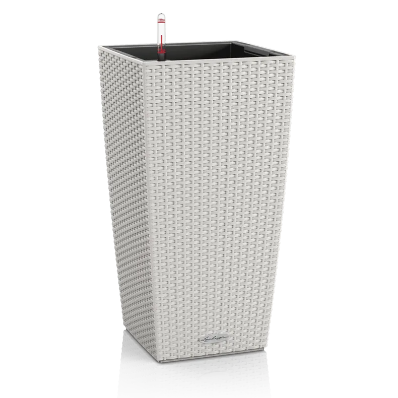 Вазон Lechuza 15157 CUBICO Cottage 30 Светло-серый