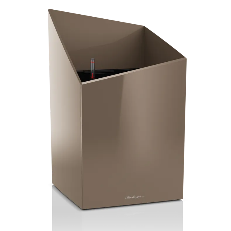 Вазон Lechuza 16604 Cursivo Premium 30 серо-коричневый