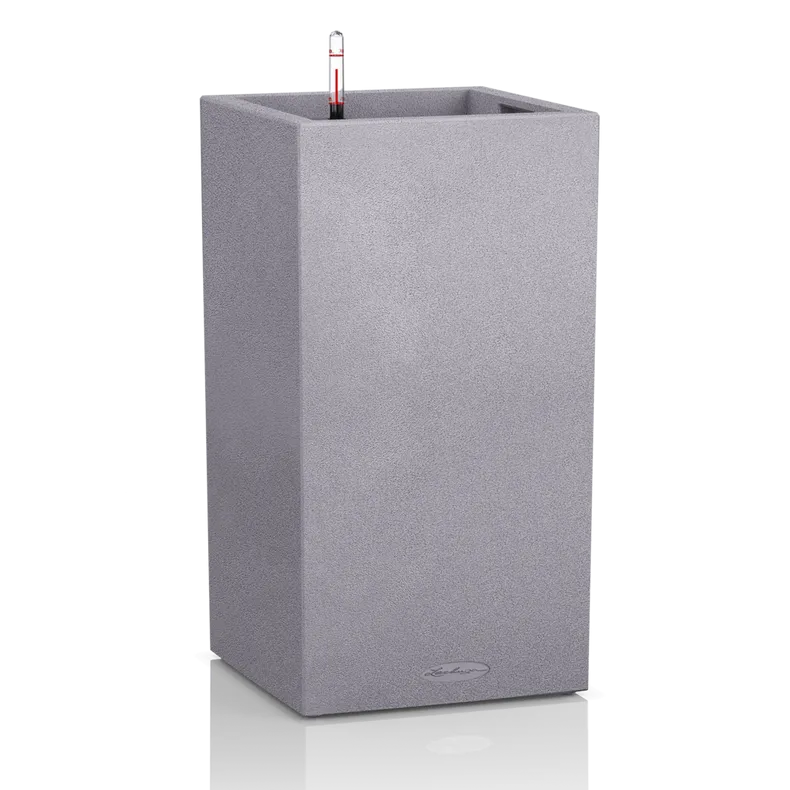 Вазон Lechuza 13620 Canto Stone High 40 Серый камень