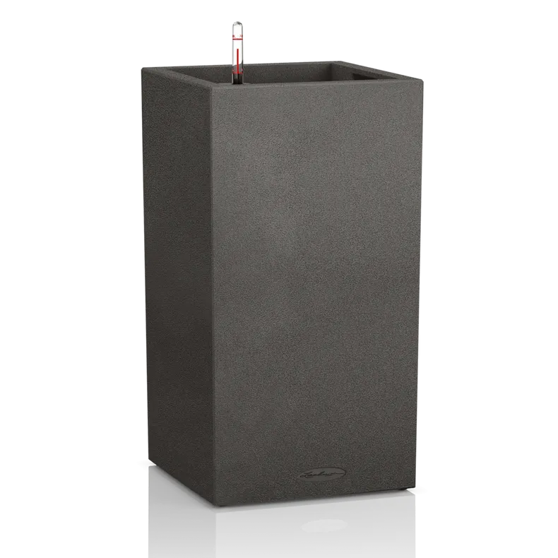 Вазон Lechuza 13622 Canto Stone High 40 Графитово-черный