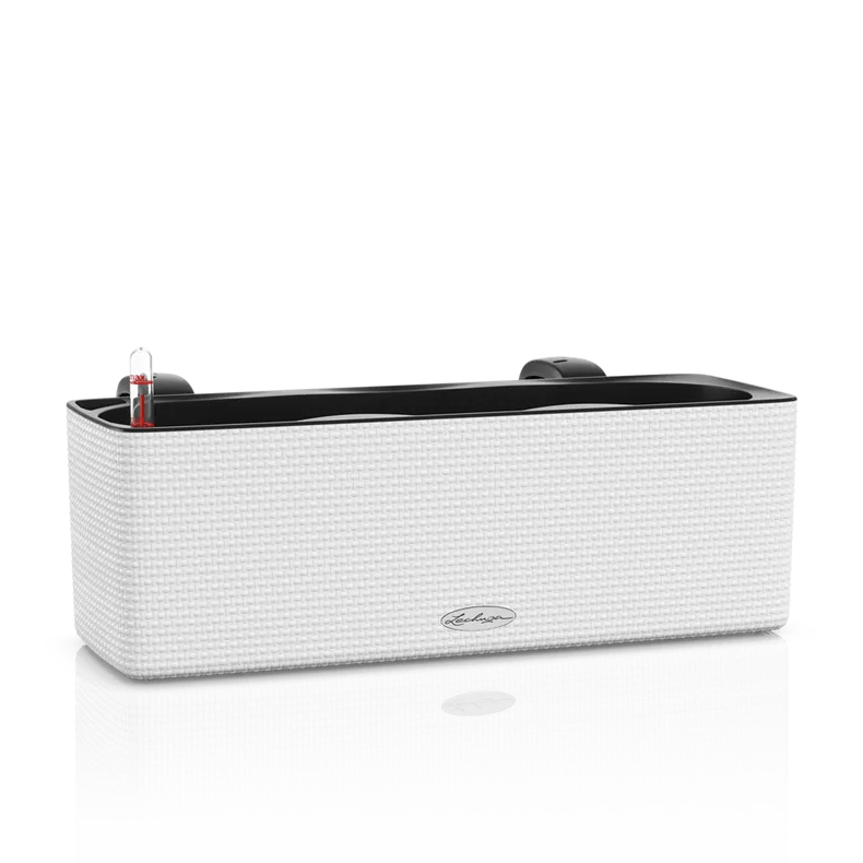 Вазон Lechuza 13680 Cube Color Triple 40 белый