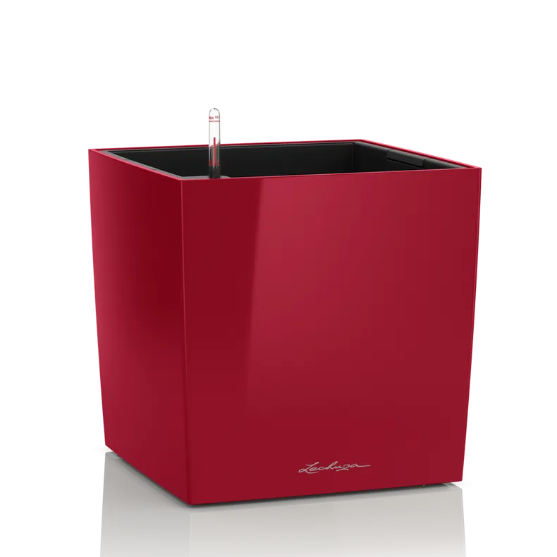 Вазон Lechuza 16367 Cube Premium Красный