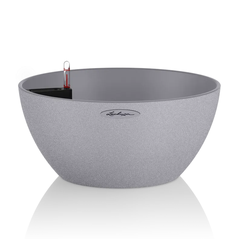 Вазон Lechuza 13840 Cubeto Stone 40 серый камень