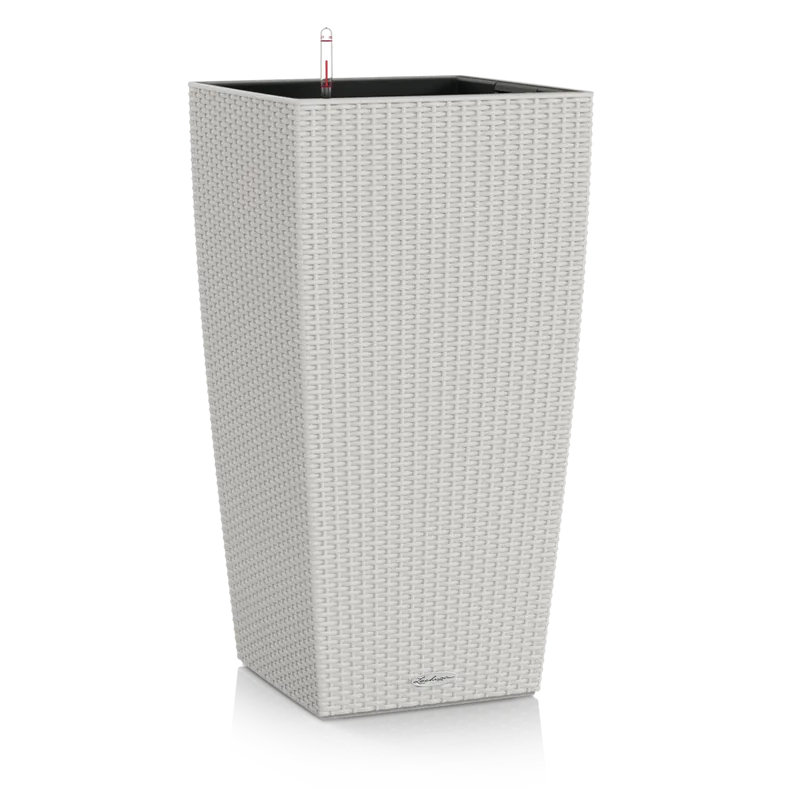 Вазон 15267 Lechuza CUBICO Cottage 40 Светло-серый