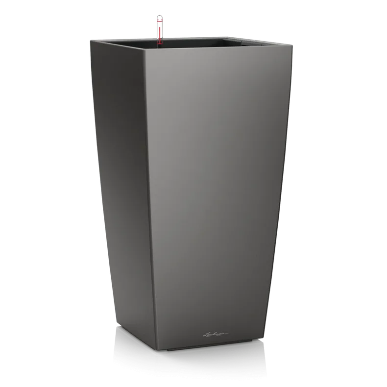Вазон Lechuza 18194 CUBICO 40 Антрацит