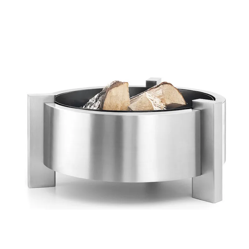 Дровяной очаг круглый с внешними ножками Prescona