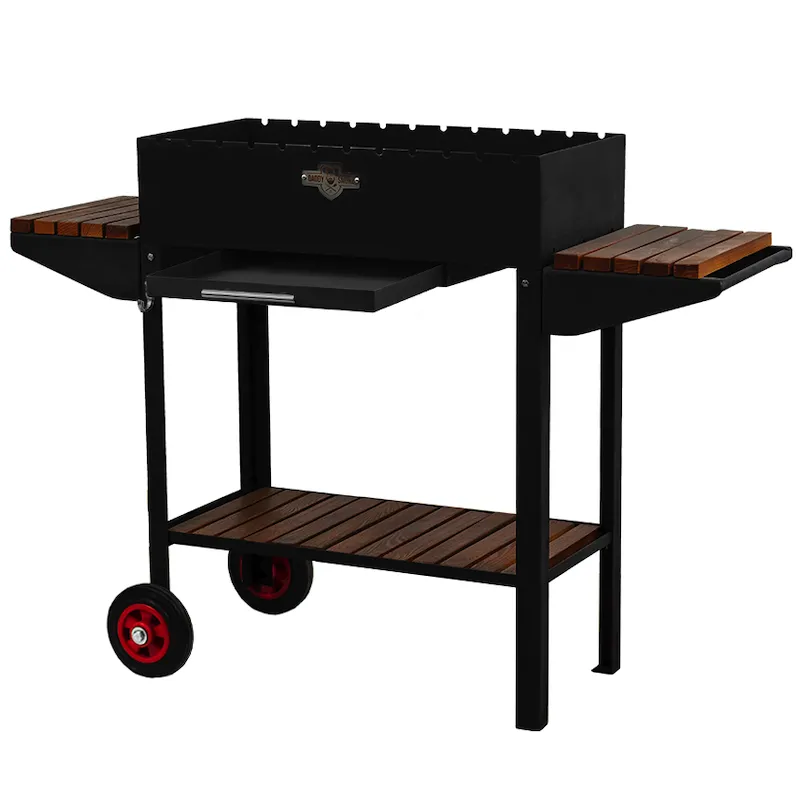 Мангал стационарный на 12 шампуров Daddy Smoke