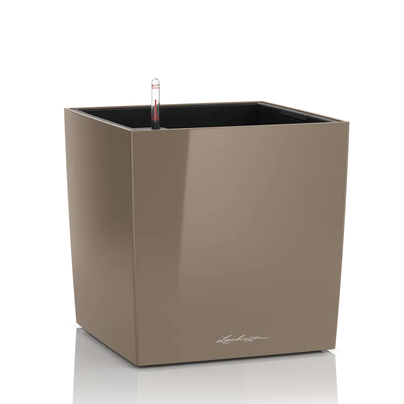 Вазон Lechuza 16565 CUBE 50 Premium Серо-коричневый