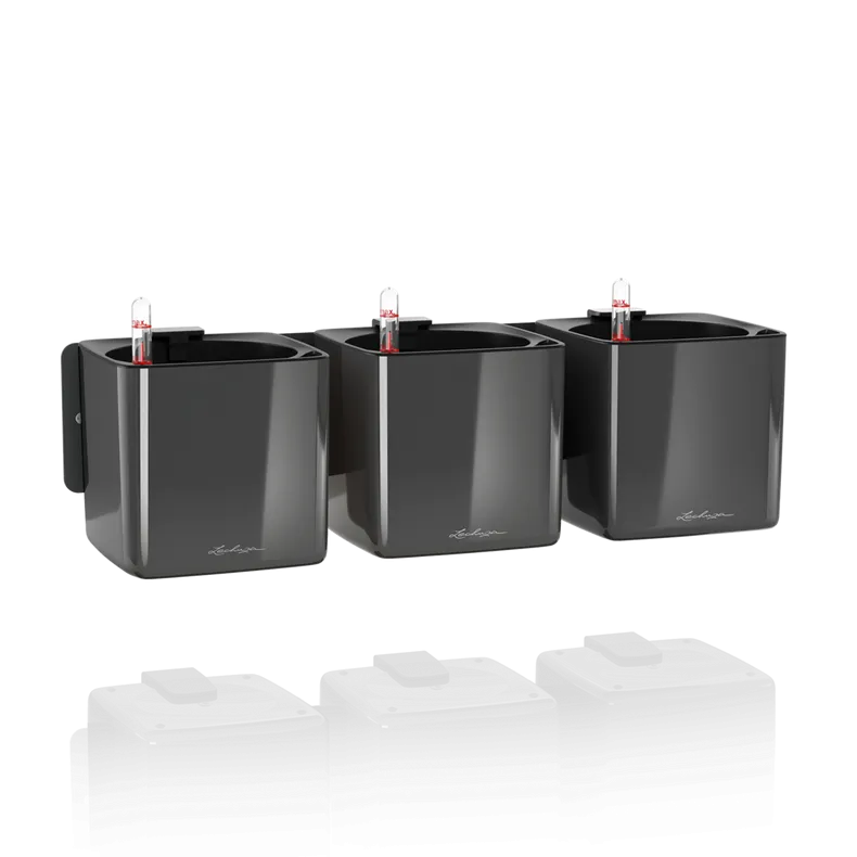 Комплект Lechuza 13524 Green Wall Home Kit Glossy Антрацит