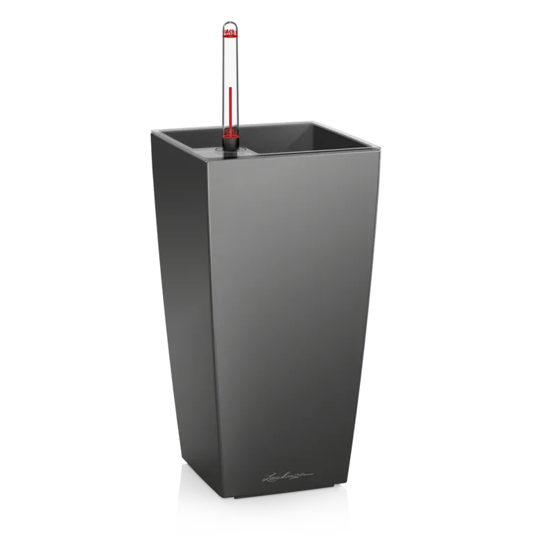 Вазон Lechuza 18053 MAXI-CUBI с гидросистемой Антрацит